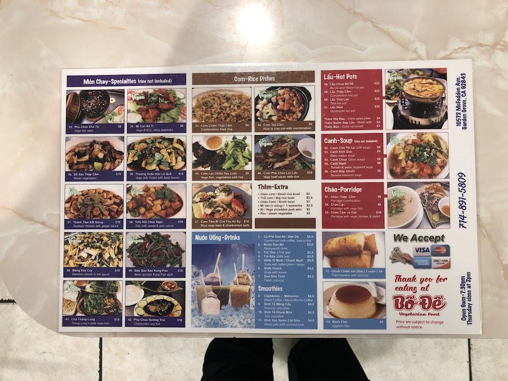 Bồ Đề Vegetarian Food Menu image 4